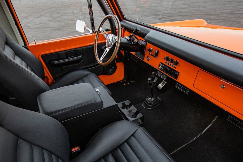 1974 Ford Bronco For Sale Auction SUV Classic Car 4x4 Velocity 5.0 Liter Coyote Crate Engine Wilwood Custom Orange Body Kit Custom Built Vintage $300,000 USD