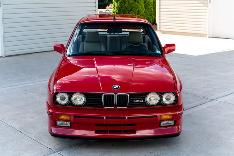 1988 BMW M3 E30 Sells for $250k USD Classic Germany Sportscar Pristine Condition 8000 Miles Car Auctions Automotives Paul Walker Red Zinnoberrot