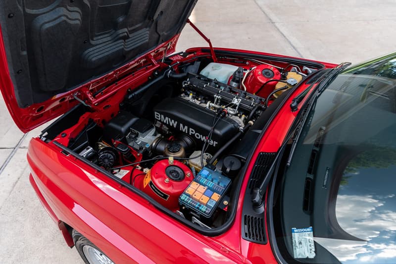 1988 BMW M3 E30 Sells for $250k USD Classic Germany Sportscar Pristine Condition 8000 Miles Car Auctions Automotives Paul Walker Red Zinnoberrot