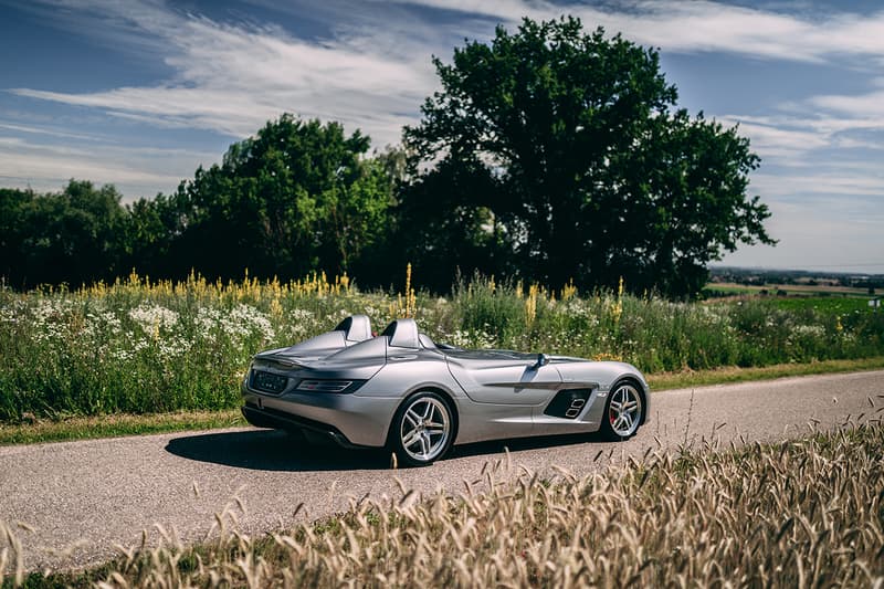 2009 Mercedes-Benz SLR McLaren Stirling Moss RM Sotheby's Auction For Sale €1,900,000 - €2,200,000 EUR Euros German-British Automotive Racing Limited Edition Heritage Modern Classic Supercar Hyper Car Merc 