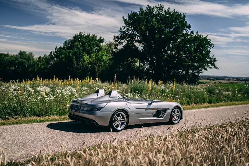 2009 Mercedes-Benz SLR McLaren Stirling Moss RM Sotheby's Auction For Sale €1,900,000 - €2,200,000 EUR Euros German-British Automotive Racing Limited Edition Heritage Modern Classic Supercar Hyper Car Merc