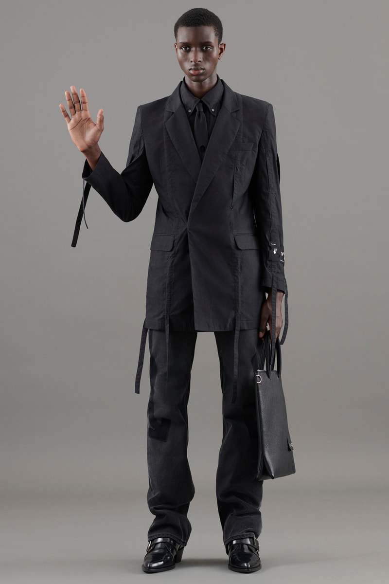 Off-White™ Spring/Summer 2021 Men's Pre-Collection "What Stars Are You Under?" Lookbook Pointy Toe Boots Glow Sneakers Accessories Virgil Ablol Streetwear Luxury Hype Heat Clothing Tailoring