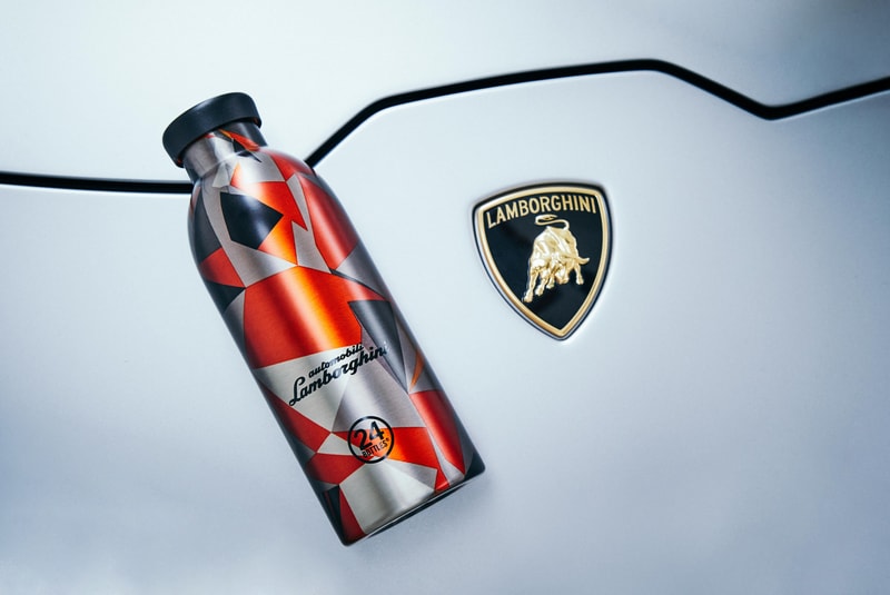24Bottles Automobili Lamborghini Collaboration Clima Bottle sports car hydration italian sustainability ethical 