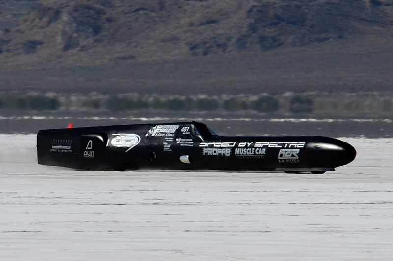 400 MPH Bonneville Land Speed Streamliner For Sale Bring a Trailer Record Holder Salt Flats Modified Cadillac V8 Engine Piston Fast Cars Hypercar