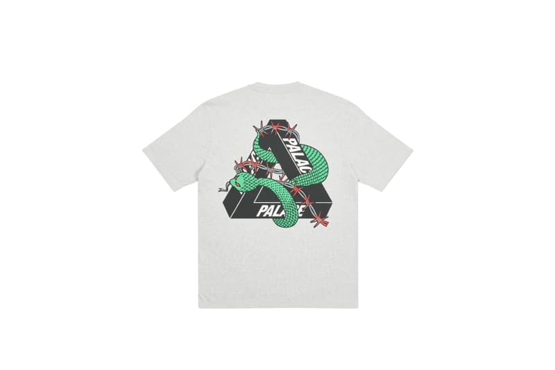 palace skateboards hesh mit fresh summer 2020 t-shirts snake triferg