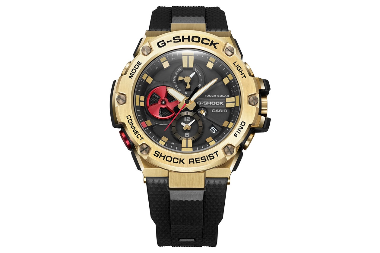 Rui Hachimura x G-SHOCK GST-B100 Steel Watch Collaboration casio timepiece nba washington wizards