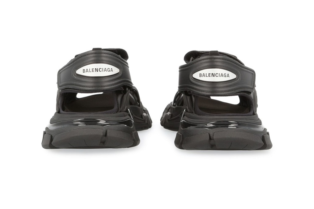 Balenciaga Track Sandal in Matte Black footwear kicks shoes sandals triple s track sneakers 