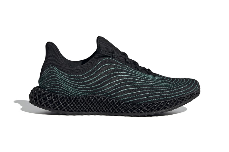 adidas 4d parley sneaker shoe FX2434 core black blue spirit official release date info photos price store list buying guide