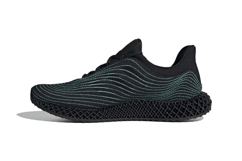 adidas 4d parley sneaker shoe FX2434 core black blue spirit official release date info photos price store list buying guide