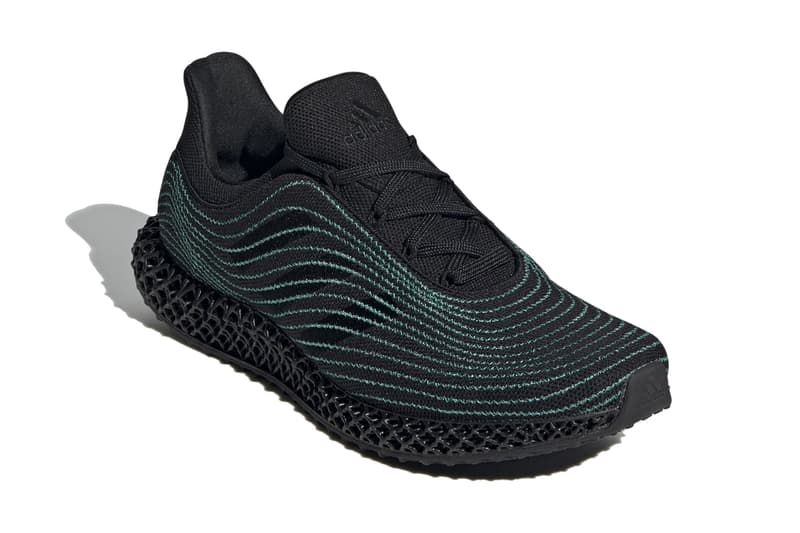 adidas 4d parley sneaker shoe FX2434 core black blue spirit official release date info photos price store list buying guide