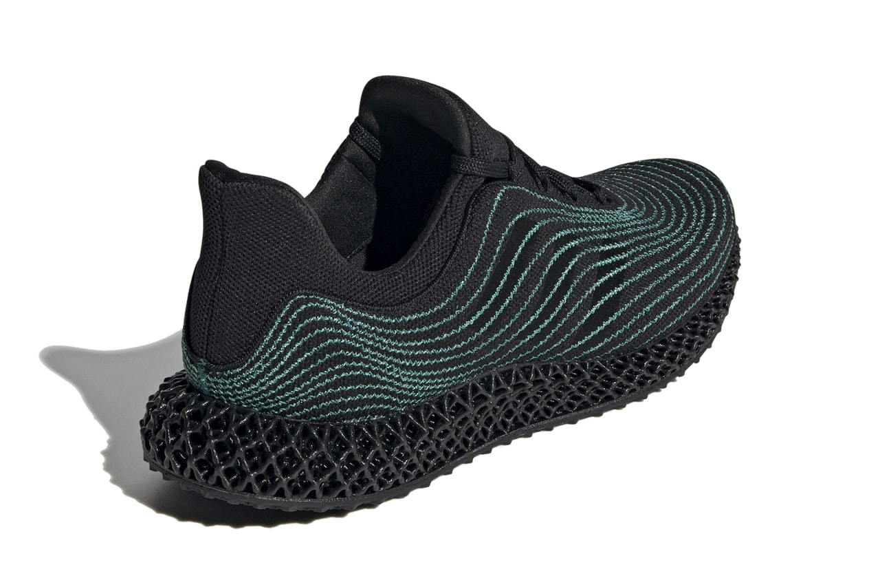 adidas 4d parley sneaker shoe FX2434 core black blue spirit official release date info photos price store list buying guide