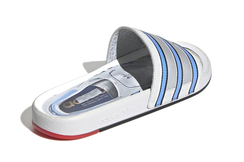 adidas Originals Adilette Premium Slides Micropacer-Inspired Release FX4410 Info Buy Price silver