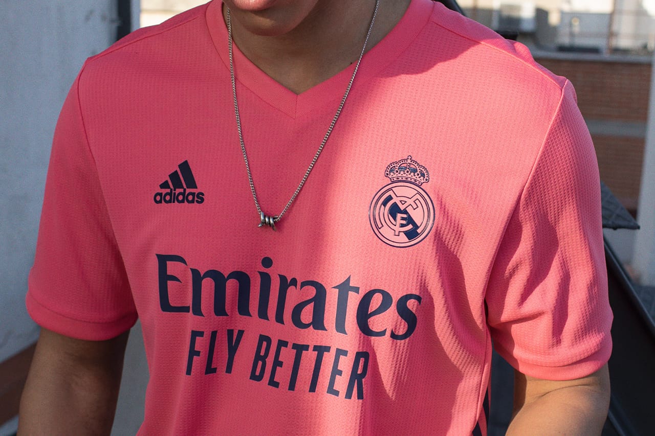 real madrid pink jersey 2020