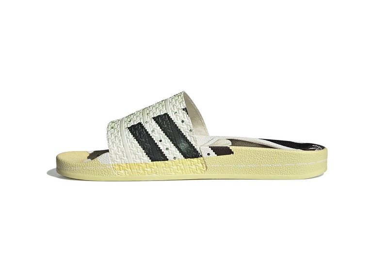 adidas Originals adilette Superstar "Ftwr White/Core Black/Off White" Fw6093 Slides Sandals Slipper Three Stripes 50th Anniversary Release Information Footwear Drops July 1 