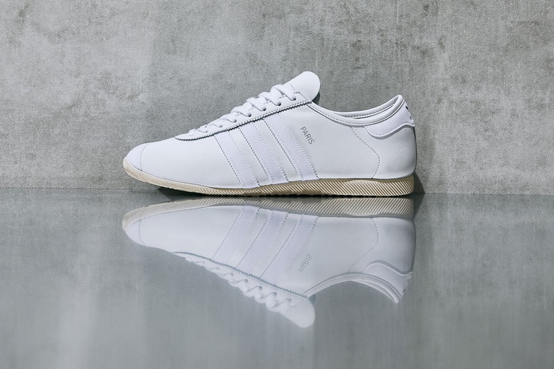 end clothing adidas originals paris exclusive release details buy cop purchase white silver leather suede 