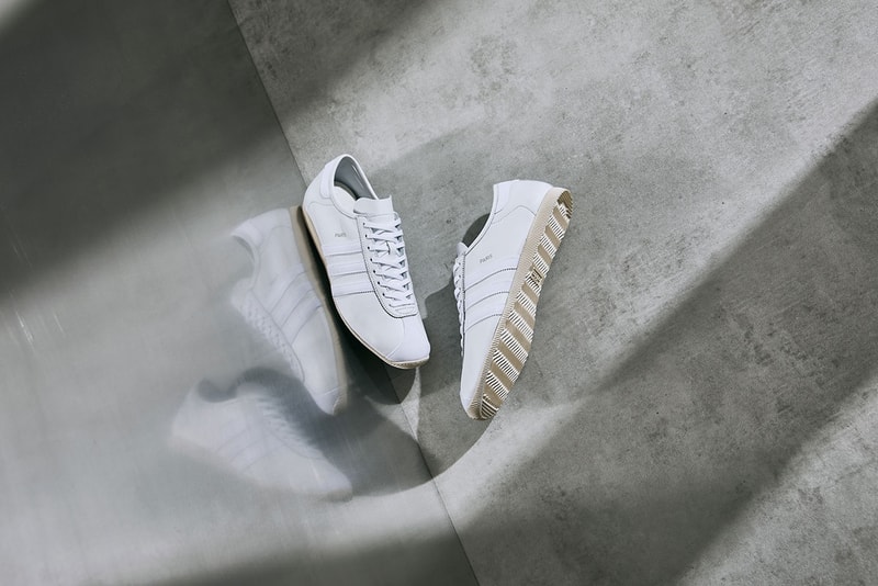 end clothing adidas originals paris exclusive release details buy cop purchase white silver leather suede 