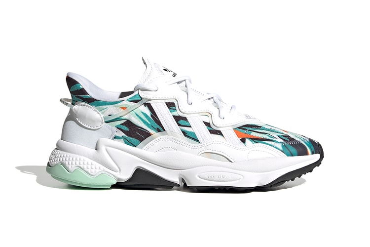 adidas Adds Geometric Jungle Leaf Print to Ozweego