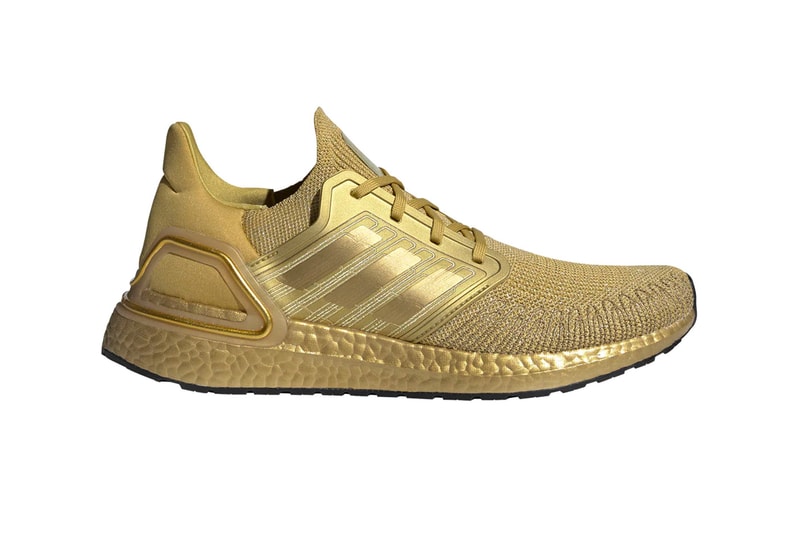 eg1343 adidas ULTRABOOST 20 Metallic Gold Release shoes kicks footwear eg1343 menswear streetwear spring summer 2020 collection