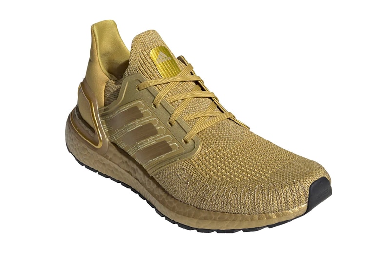 eg1343 adidas ULTRABOOST 20 Metallic Gold Release shoes kicks footwear eg1343 menswear streetwear spring summer 2020 collection