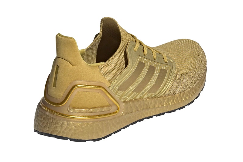 eg1343 adidas ULTRABOOST 20 Metallic Gold Release shoes kicks footwear eg1343 menswear streetwear spring summer 2020 collection