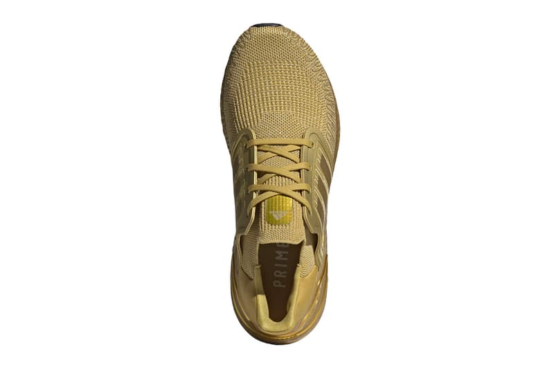 eg1343 adidas ULTRABOOST 20 Metallic Gold Release shoes kicks footwear eg1343 menswear streetwear spring summer 2020 collection