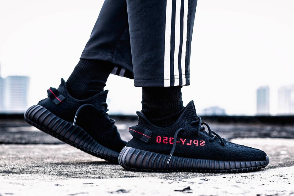 adidas BOOST 350 V2 "Black/Red" Re-Release | Hypebeast