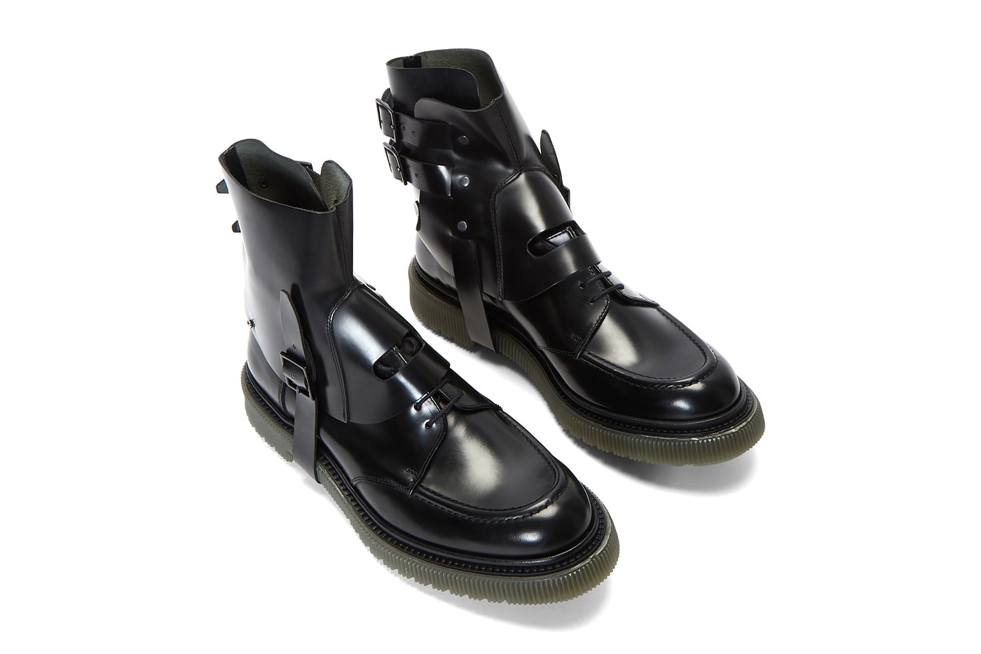 Adieu Type 134 Boots Black menswear streetwear spring summer 2020 collection shoes kicks ss20 leather