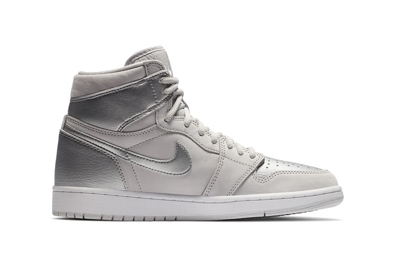 jordan 1 white and silver