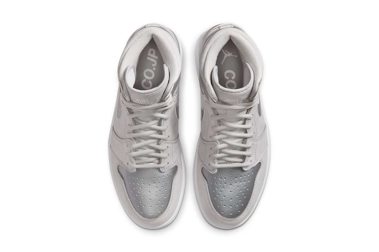 Air Jordan 1 CO.JP「Metallic Silver」配色鞋款官方圖輯釋出