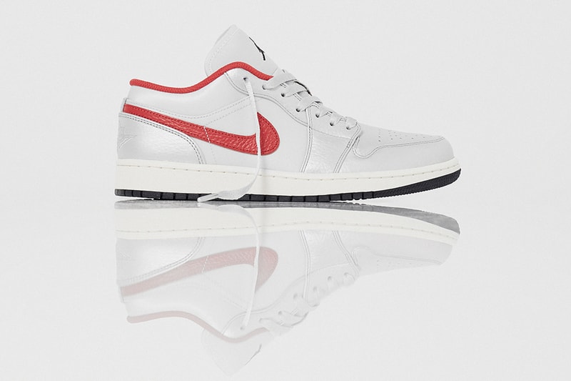 air jordan brand 1 low gel astrograbber night track white silver red black size exclusive DA4668 001 DC3533 100 release date info photos price store list buying guide