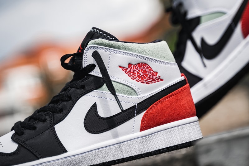 air jordan brand 1 mid union track red black white igloo grey 852542 100 official release raffle date info photos price store list buying guide