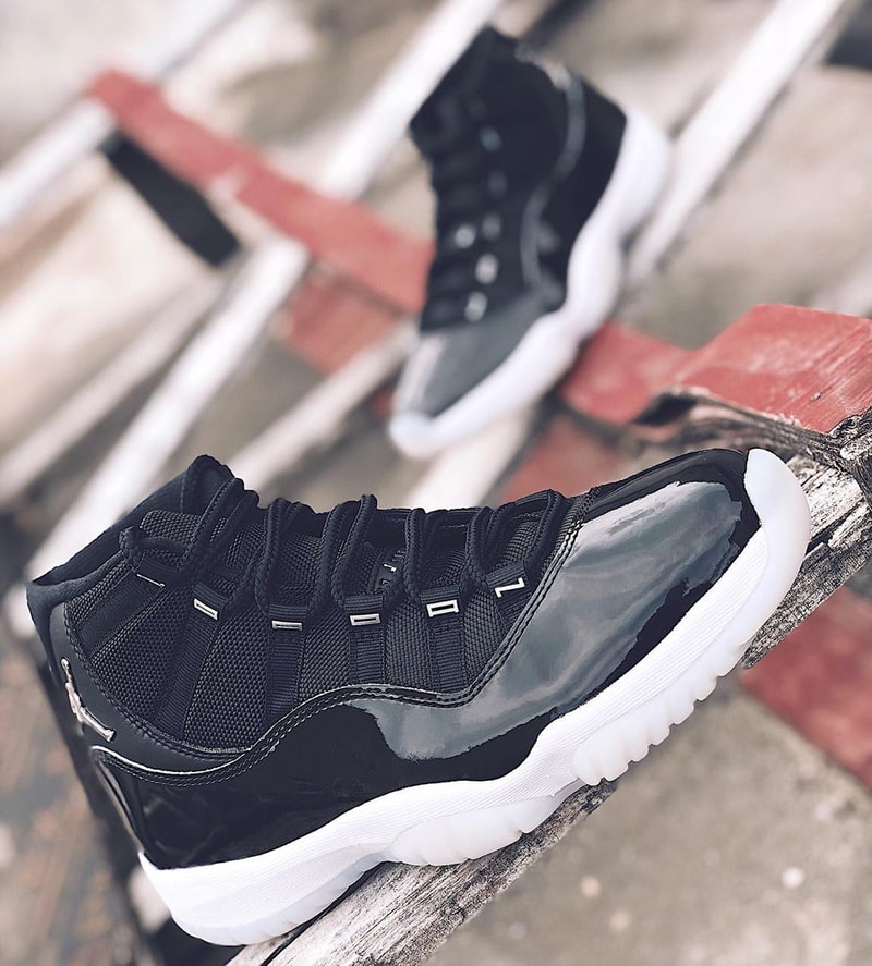 air jordan brand 11 25th anniversary black white metallic silver clear ct8012 011 official release raffle date info photos price store list buying guide