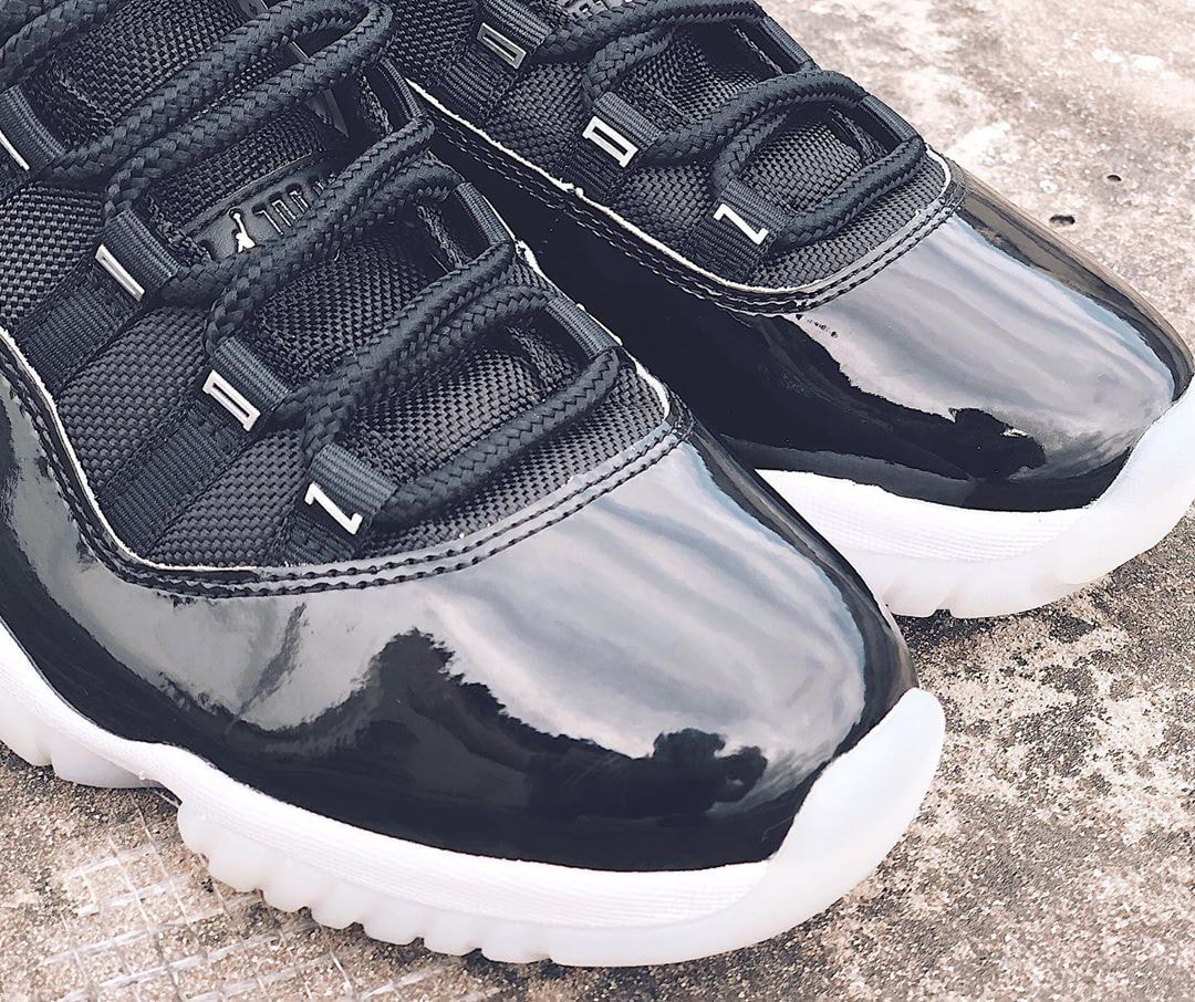 Louis Vuitton black white Air Jordan 11 shoes - LIMITED EDITION
