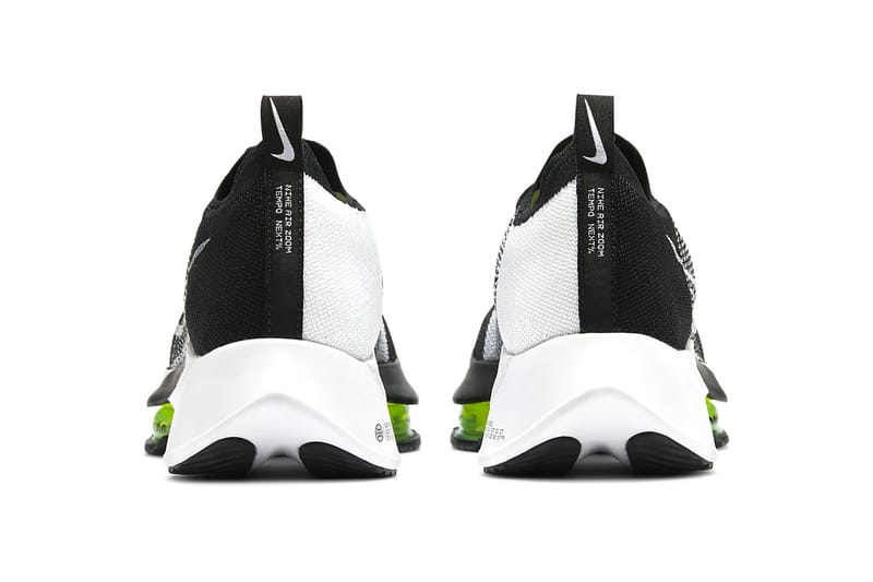 Nike Air Zoom Tempo Next% Flyknit Black White (Women's)