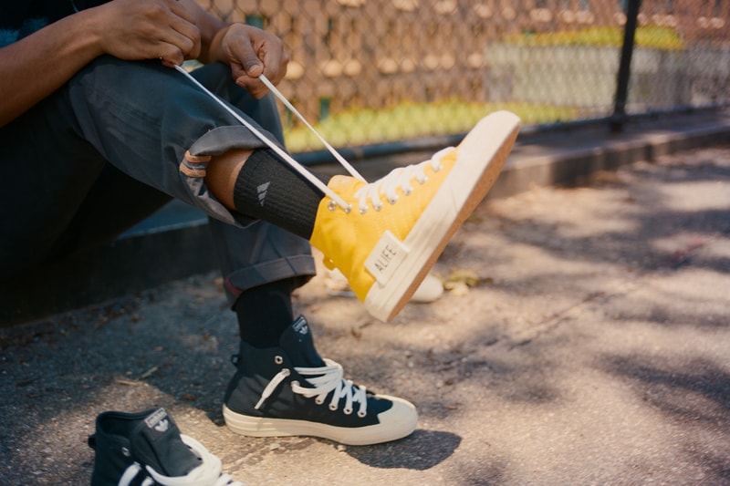 alife adidas originals nizza hi high black white yellow fx2619 official release date info photos price store list buying guide