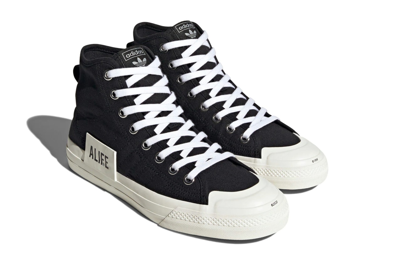 alife adidas originals nizza hi high black white yellow fx2619 official release date info photos price store list buying guide