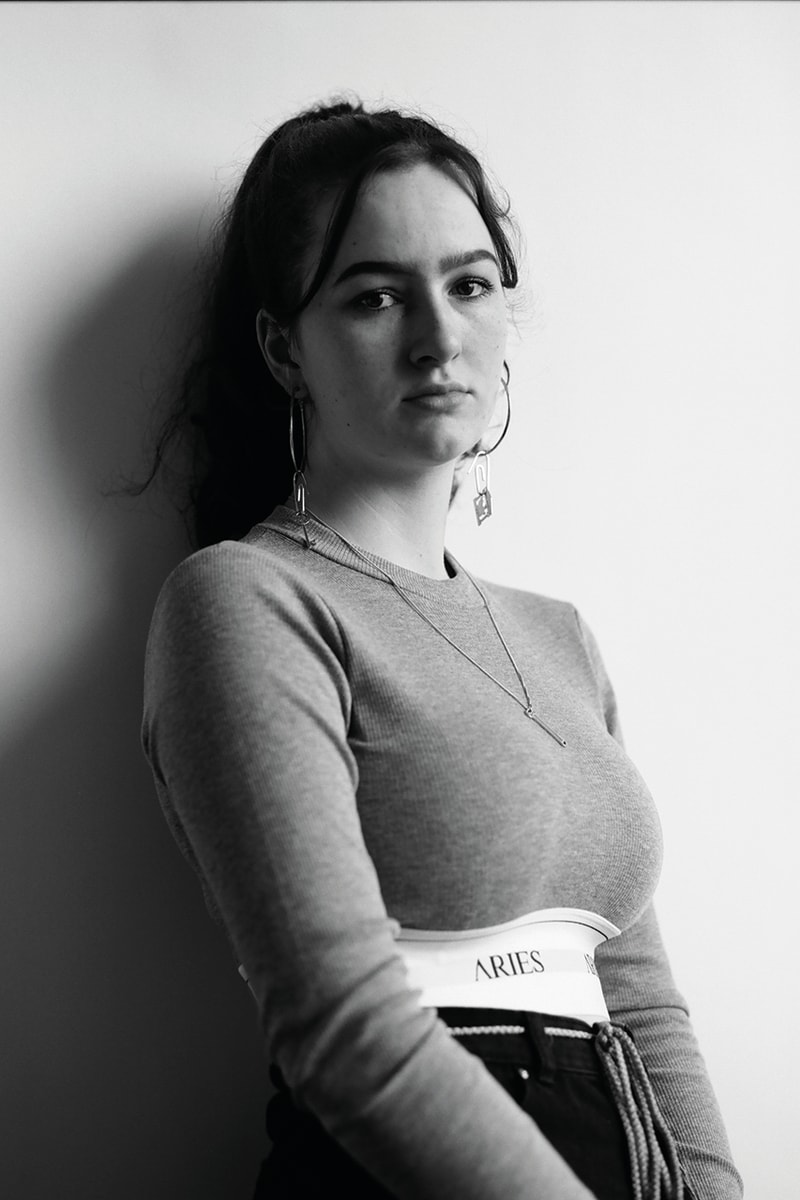 aries hillier bartley jewelry jewellery spring summer 2020 fall winter islington college campaign charms necklace paper clip temple bunny