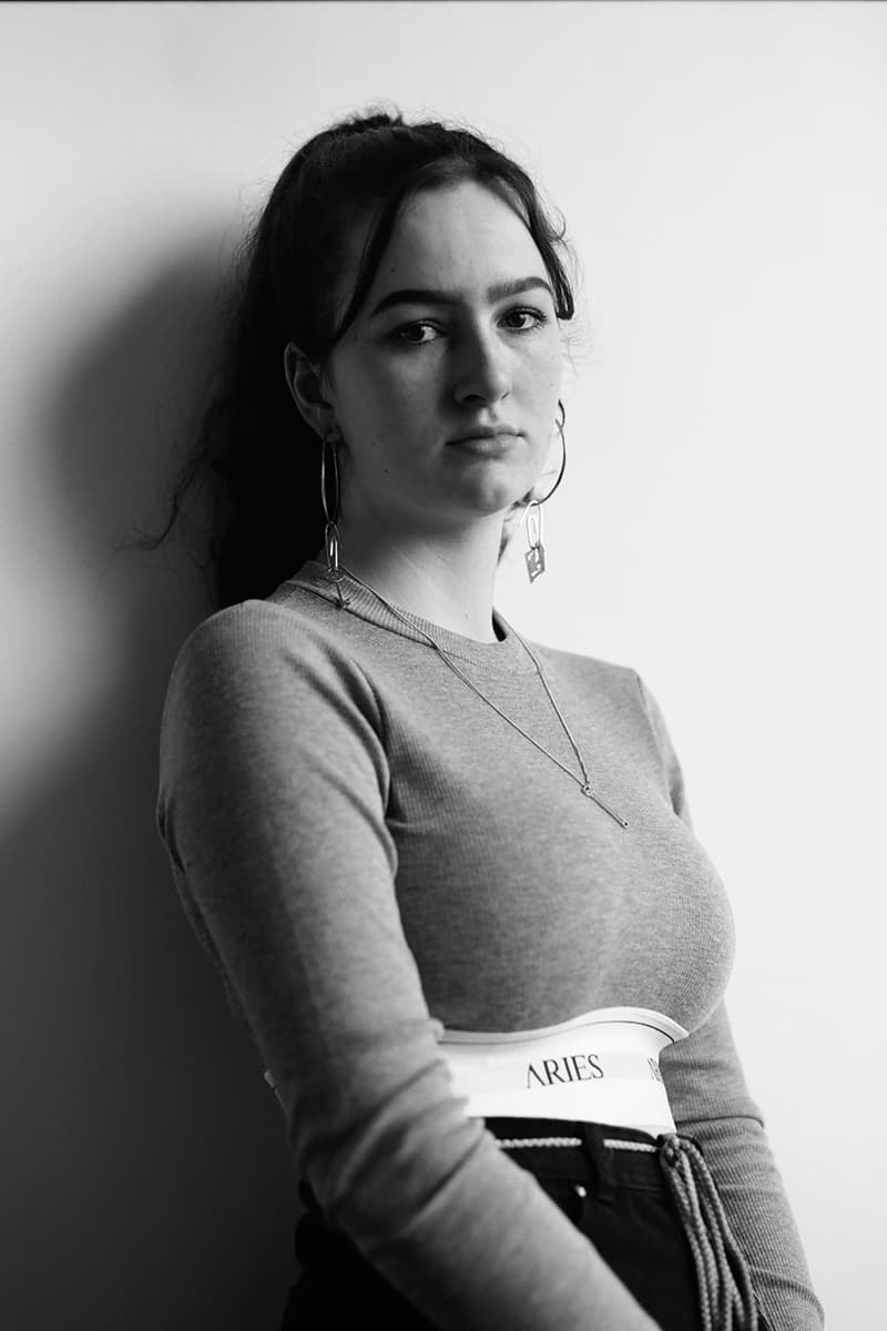 aries hillier bartley jewelry jewellery spring summer 2020 fall winter islington college campaign charms necklace paper clip temple bunny