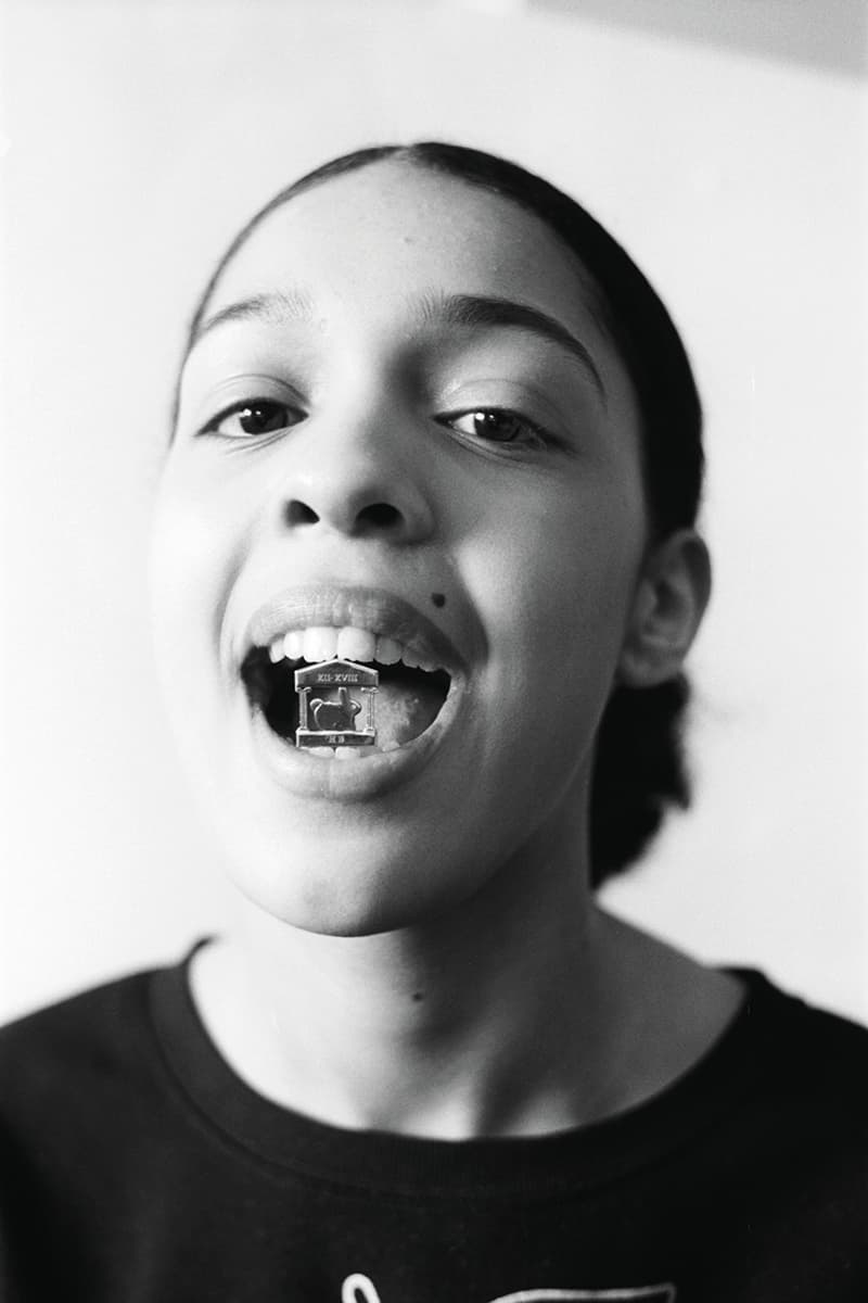 aries hillier bartley jewelry jewellery spring summer 2020 fall winter islington college campaign charms necklace paper clip temple bunny