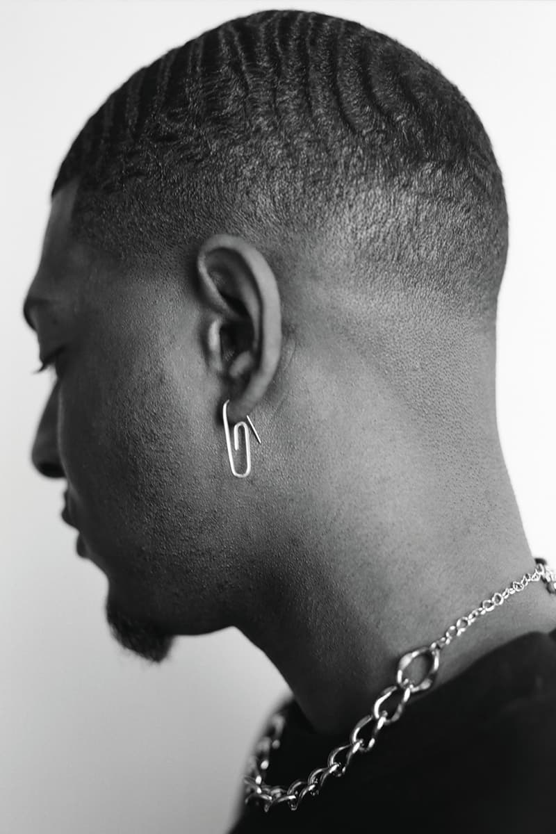 aries hillier bartley jewelry jewellery spring summer 2020 fall winter islington college campaign charms necklace paper clip temple bunny
