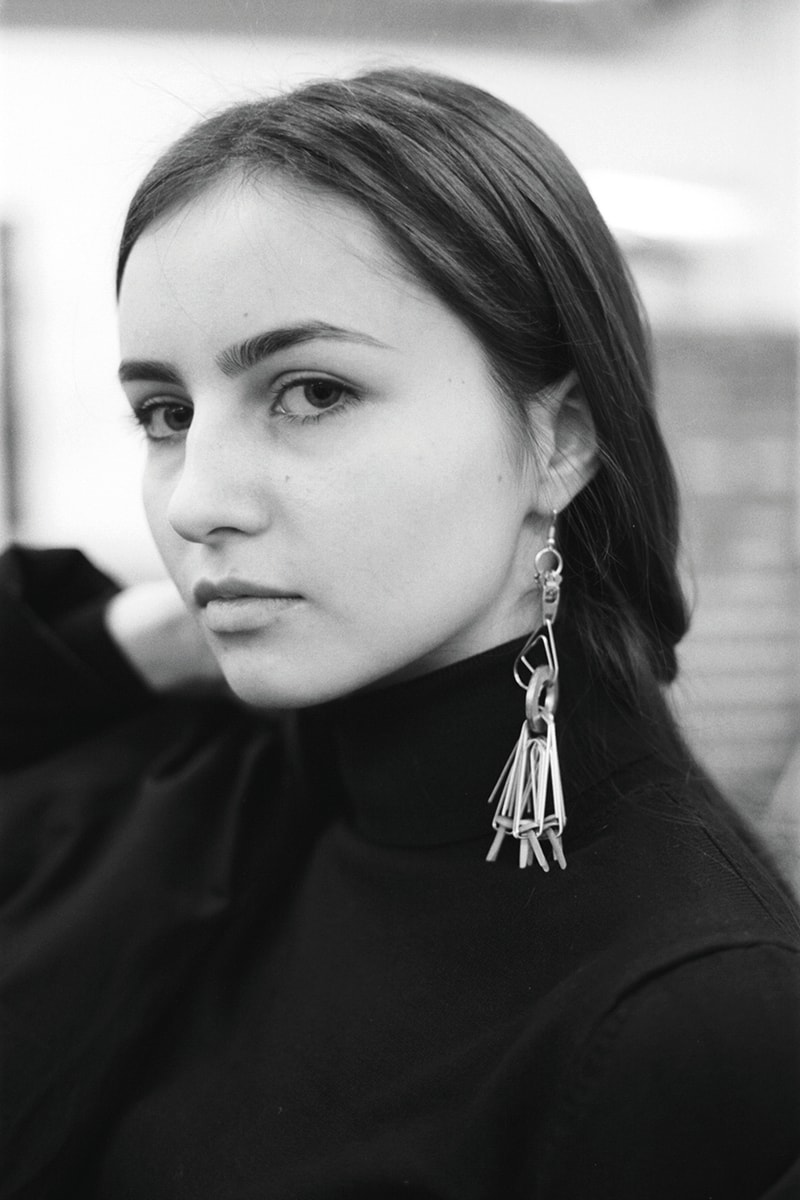 aries hillier bartley jewelry jewellery spring summer 2020 fall winter islington college campaign charms necklace paper clip temple bunny