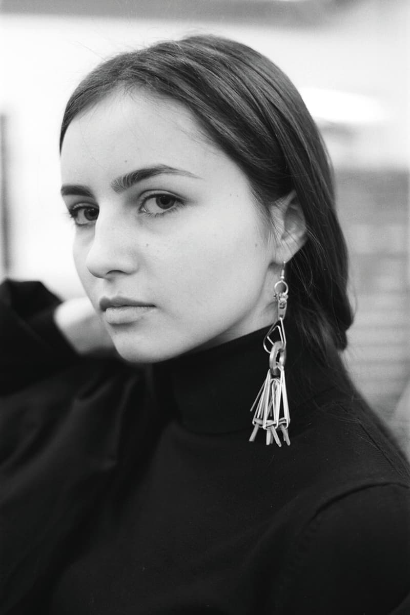 aries hillier bartley jewelry jewellery spring summer 2020 fall winter islington college campaign charms necklace paper clip temple bunny