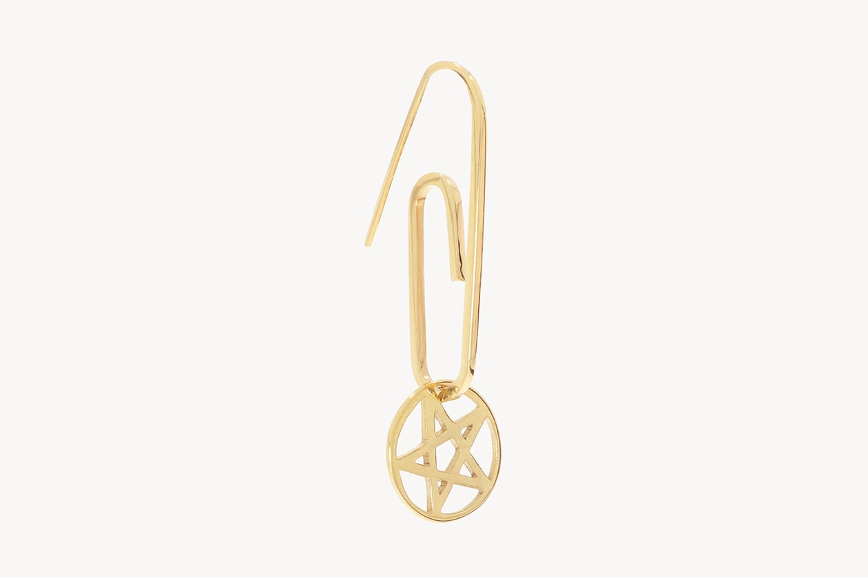 aries hillier bartley jewelry jewellery spring summer 2020 fall winter islington college campaign charms necklace paper clip temple bunny