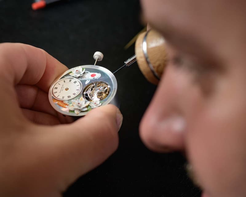 Arnold & Son Ultrathin Tourbillon Koi Timepiece
