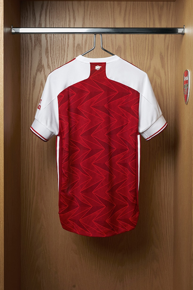 arsenal adidas london football soccer 2020 21 home jersey chevron art deco first look officially unveiled buy cop purchase