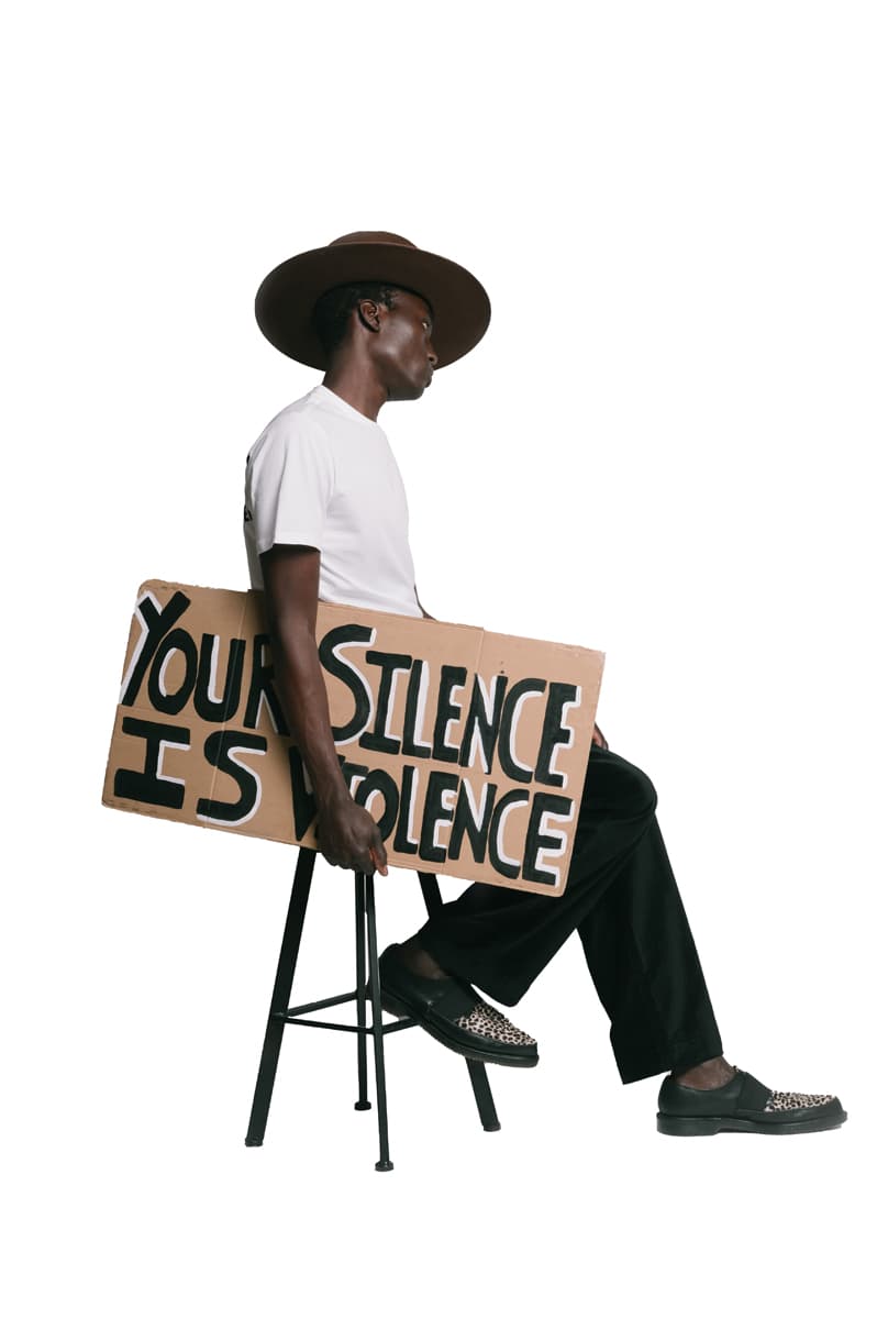 Art Comes First Anti-Racism Collection Release police brutality scissors hand vintage tees T-shirts long sleeves face masks button down long sleeve shirt