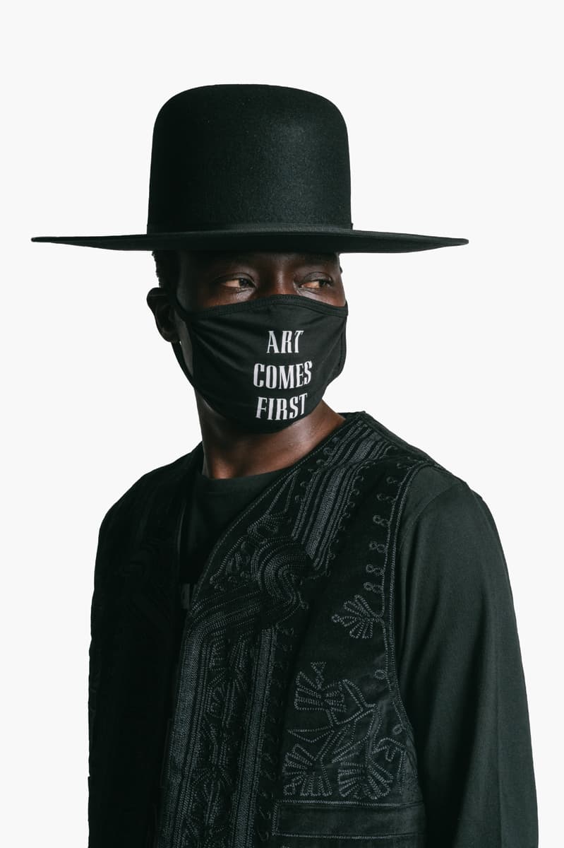 Art Comes First Anti-Racism Collection Release police brutality scissors hand vintage tees T-shirts long sleeves face masks button down long sleeve shirt