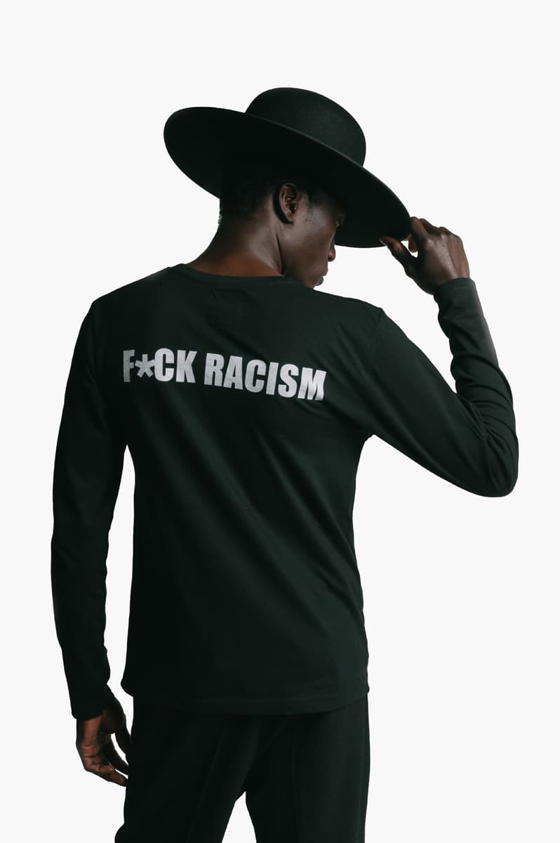 Art Comes First Anti-Racism Collection Release police brutality scissors hand vintage tees T-shirts long sleeves face masks button down long sleeve shirt 