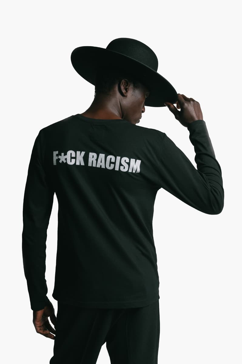 Art Comes First Anti-Racism Collection Release police brutality scissors hand vintage tees T-shirts long sleeves face masks button down long sleeve shirt