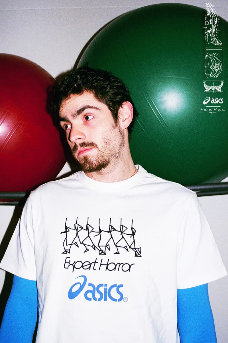 asics expert horror t-shirt capsule gel kinsei sneaker